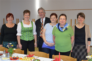 Frühstück mit den Paaren im Pfarrheim