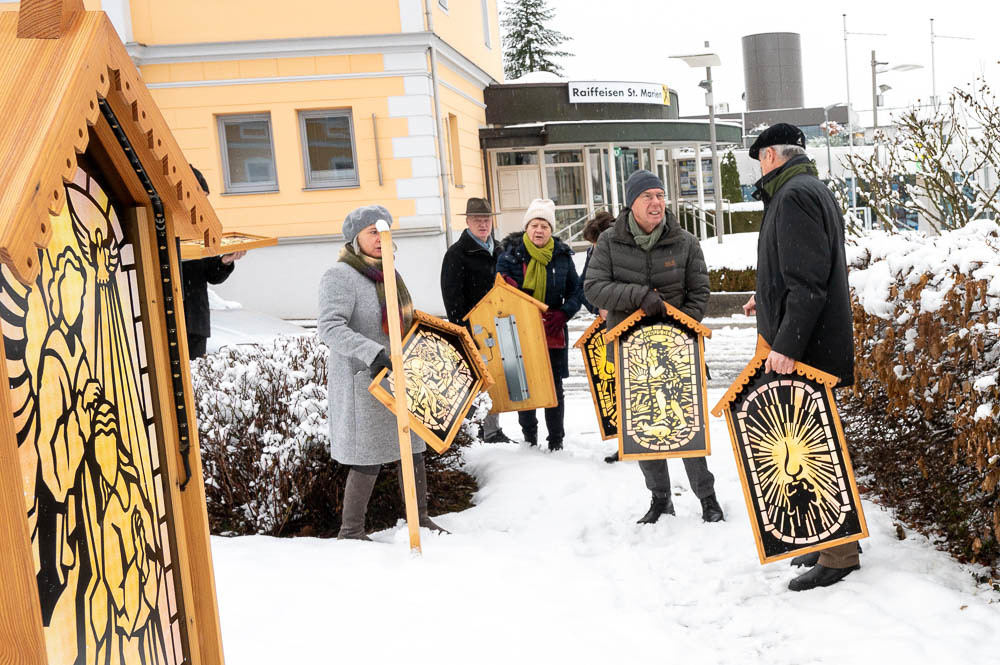 Aufstellen der Tafeln