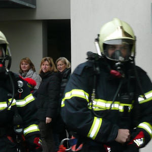 Feuerwehrübung im Kindergarten