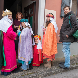 Sternsinger unterwegs in Kirchdorf/Krems
