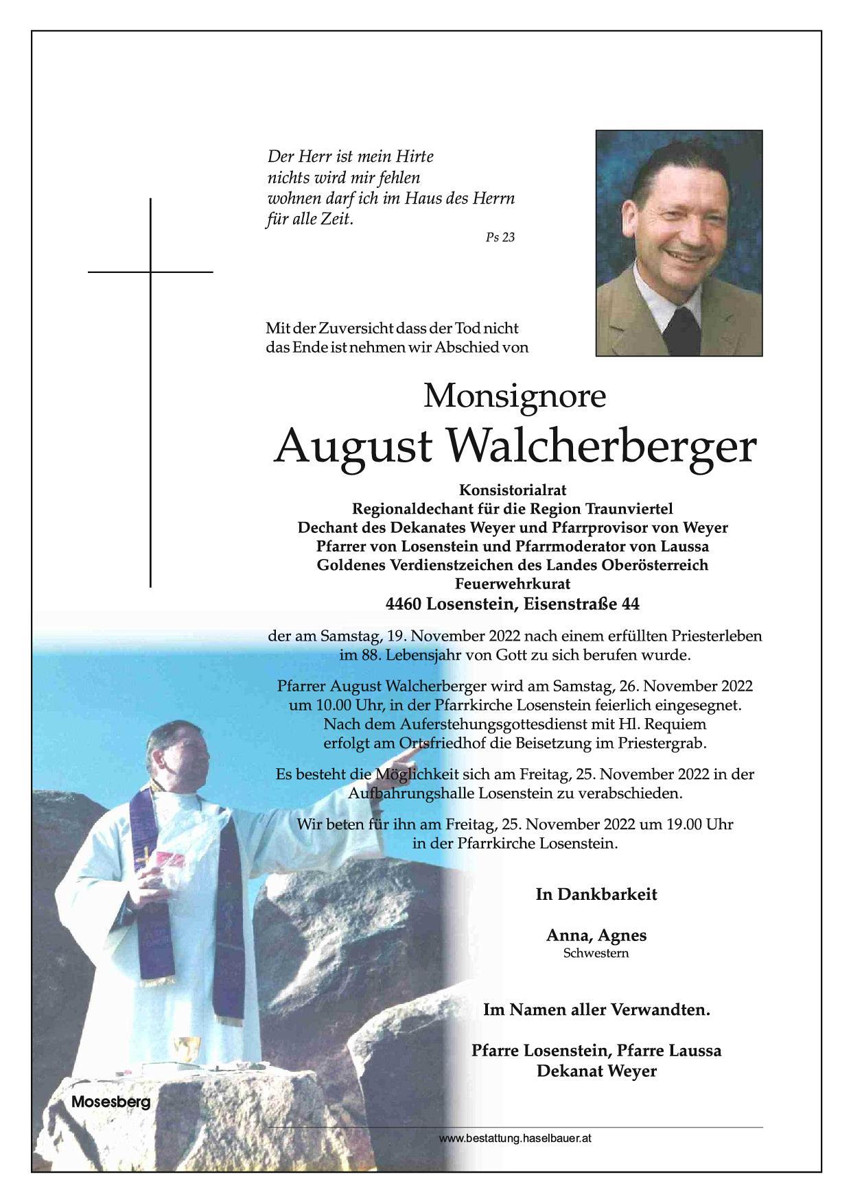 Parte August Walcherberger