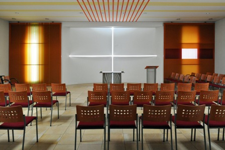 Pfarrkirche Bad Schallerbach Maria Lourdes. © Kunstreferat