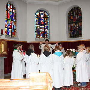 Ministrantenaufnahme in der Pfarre Lacken