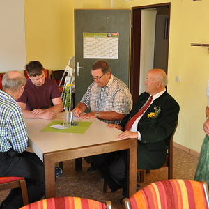 Verabschiedung Kaplan Kinsley, Kräuterweihe und Goldhauben Einladung