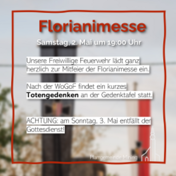 Floriani-Gottesdienst in Mining