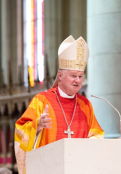 Bischof Manfred Scheuer bei seiner Predigt.