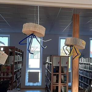 Basteln bei der Lese- und Spielenacht