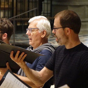 Probe für den ORF-Rundfunkgottesdienst im Linzer Mariendom