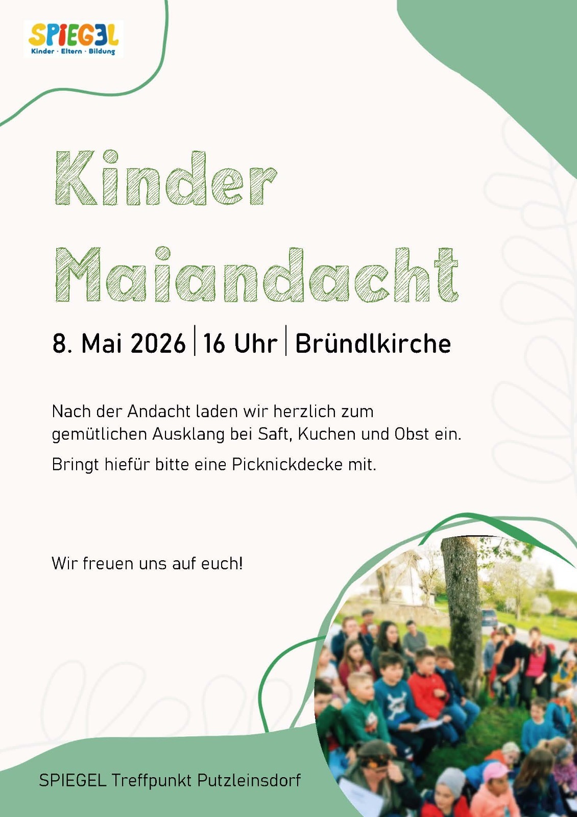 Flyer Kindermaiandacht