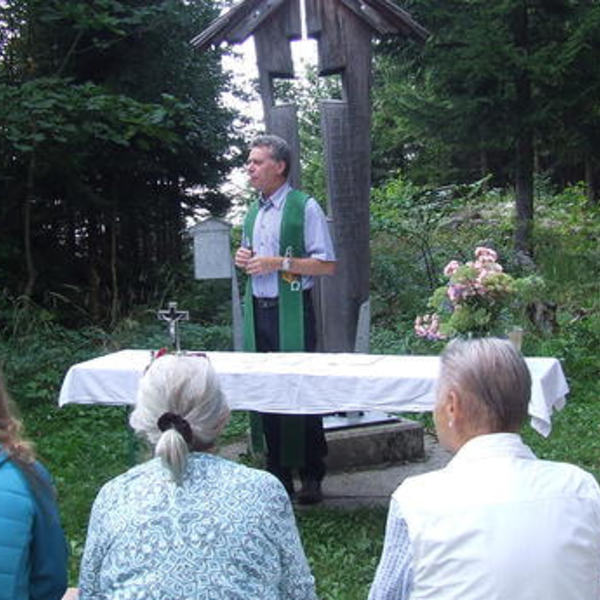 Bergmesse bei der Schosser-Hütte
