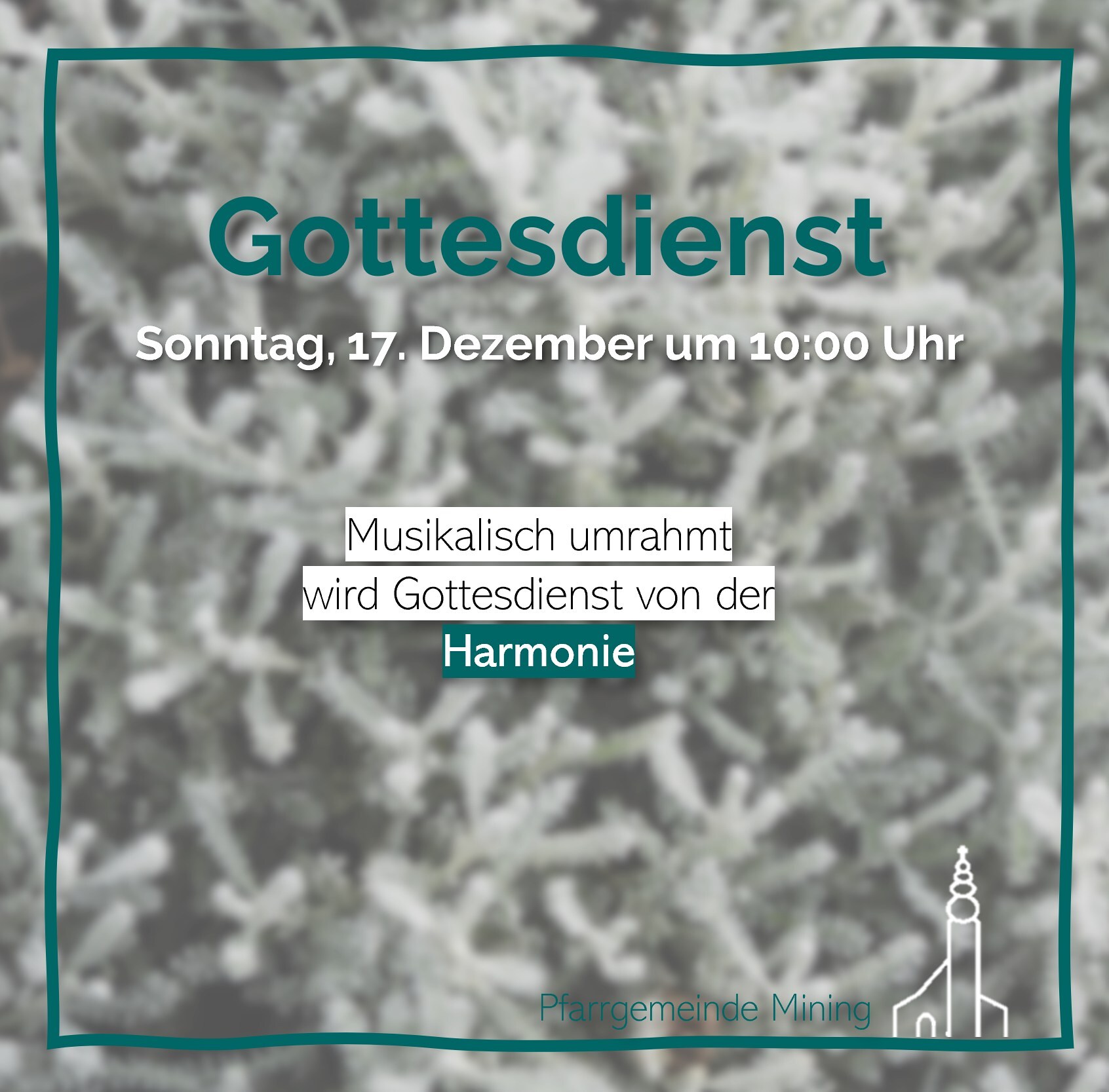 Gottesdienst musikalisch umrahmt von der Harmonie