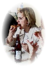 Pizza am Faschingsonntag