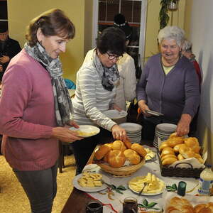 mit Freude wird zugegriffen