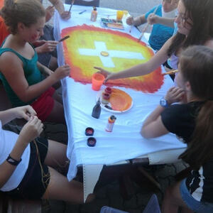 Pfarrhof-Team auf Besuch