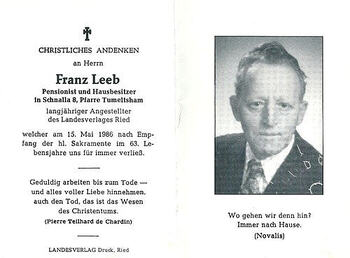 Franz Leeb