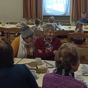 Pfarrfrühstück mit Kindergartenkinder am 9. Jänner 2026