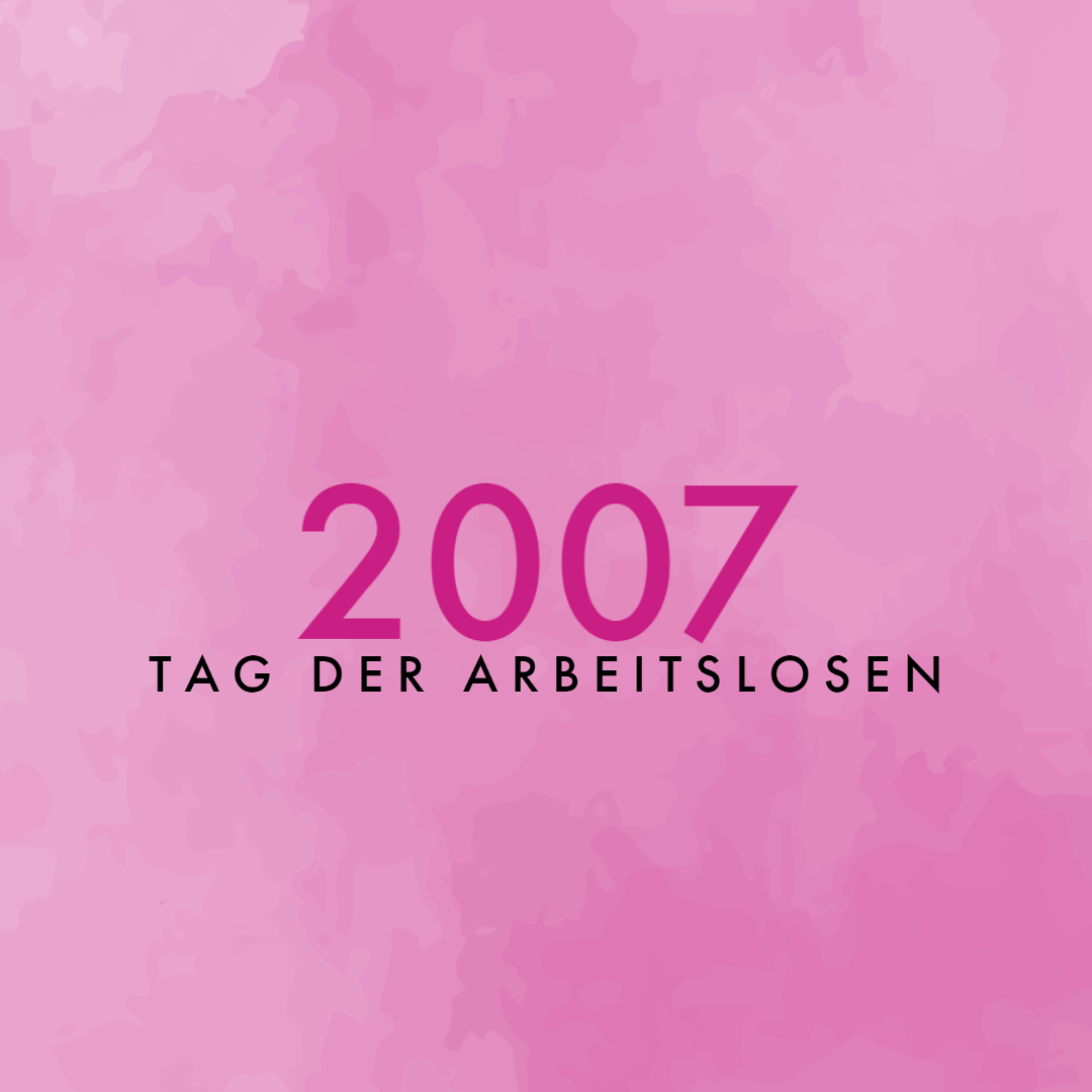 Tag der Arbeitslosen 2007