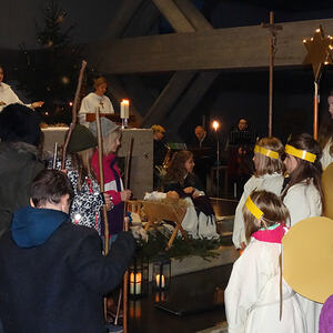 Krippenspiel bei der Kinderweihnacht 2016