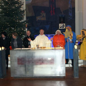 Sternsinger bei den Gottesdiensten
