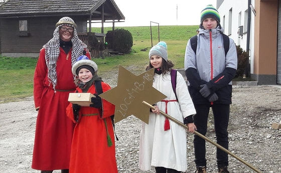 Sternsinger der Pfarre Niederthalheim von 2018