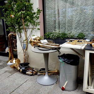 Fronleichnamsprozession auf Rädern