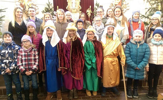 Alle Sternsinger / (c) Pfarre Eggerding
