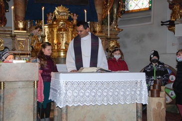 Pfarre Pramet Vorstellung der Erstkommunionkinder 2021