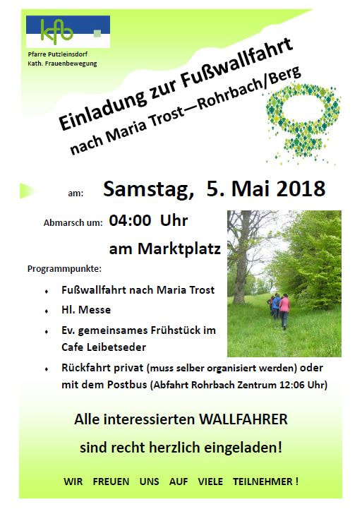 KFB Fußwallfahrt nach Maria Trost
