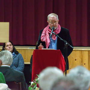 Gedenkfeier  in die Pfarrbaracke Ternberg.Bild: Harald KrassnitzerFoto: Haijes