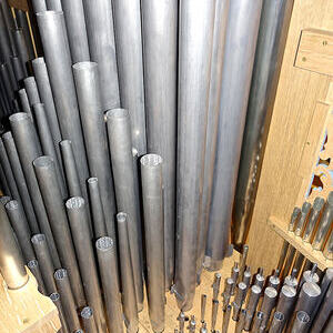 Neue Orgel in Engelhartszell - Pfeifen