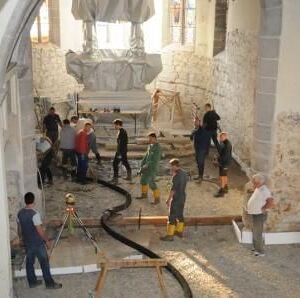 Elektroinstallationen und Betonieren