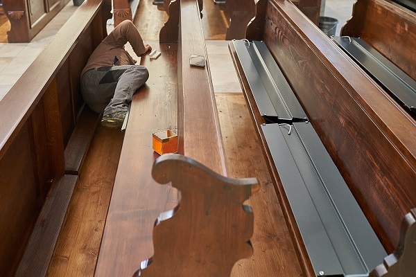 Bankheizung montieren