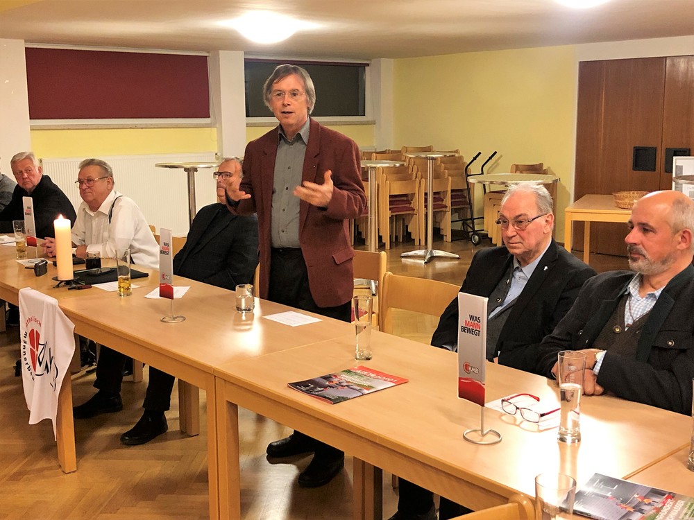 Diözesanobmann Bernhard Steiner beim Jubiläumsfest in Steyr Münichholz