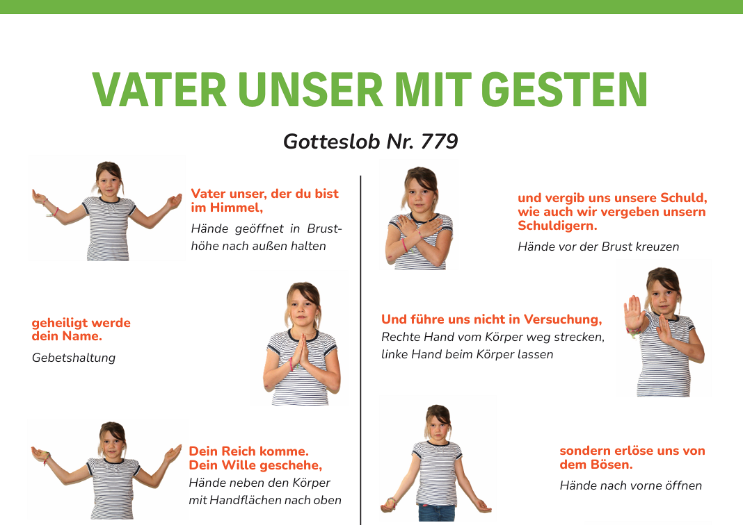 Vater unser mit Gesten