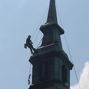 Arbeit in luftiger Höh'