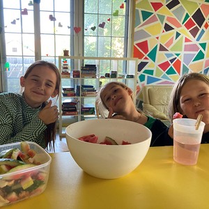 Die Kids freuen sich!