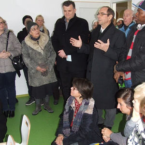 Segnung des Kindergartenzubaus