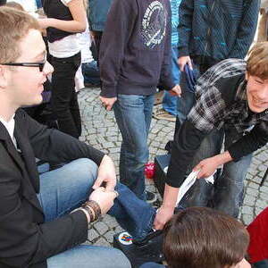 Vorstellgottesdienst und Schuhputzaktion der Firmlinge