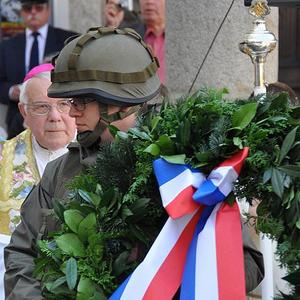 Gedenkfeier 200 Jahre Schlacht um Ebelsberg im Schloßpark