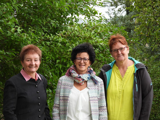 Maria Gründling, Michaela Schönberger-Winkler, Roswitha Schneebauer / Pfarre Niederneukirchen Team FA Beziehung, Ehe und Familie