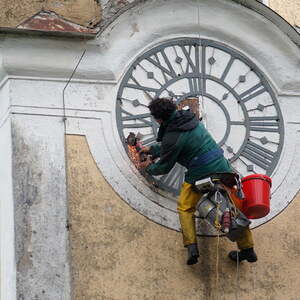 Außenrenovierung der Wallfahrtskirche Hilkering 2016