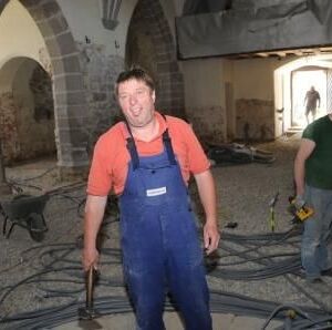 Elektroinstallationen und Betonieren