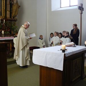 Aufnahme der neuen Ministrantinnen 2019