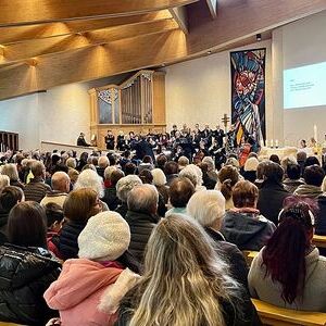 Ostersonntag in der Kirche
