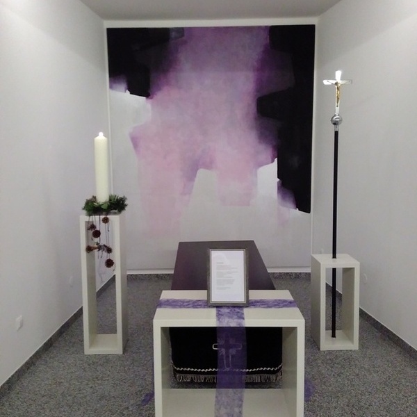 Verabschiedungsraum am Pfarrrfriiedhof St. Magdalena 