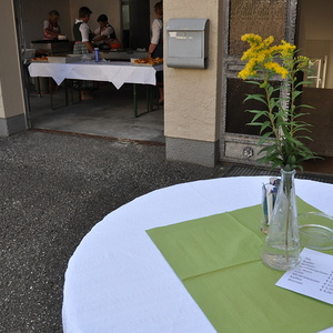 Verabschiedung Kaplan Kinsley, Kräuterweihe und Goldhauben Einladung