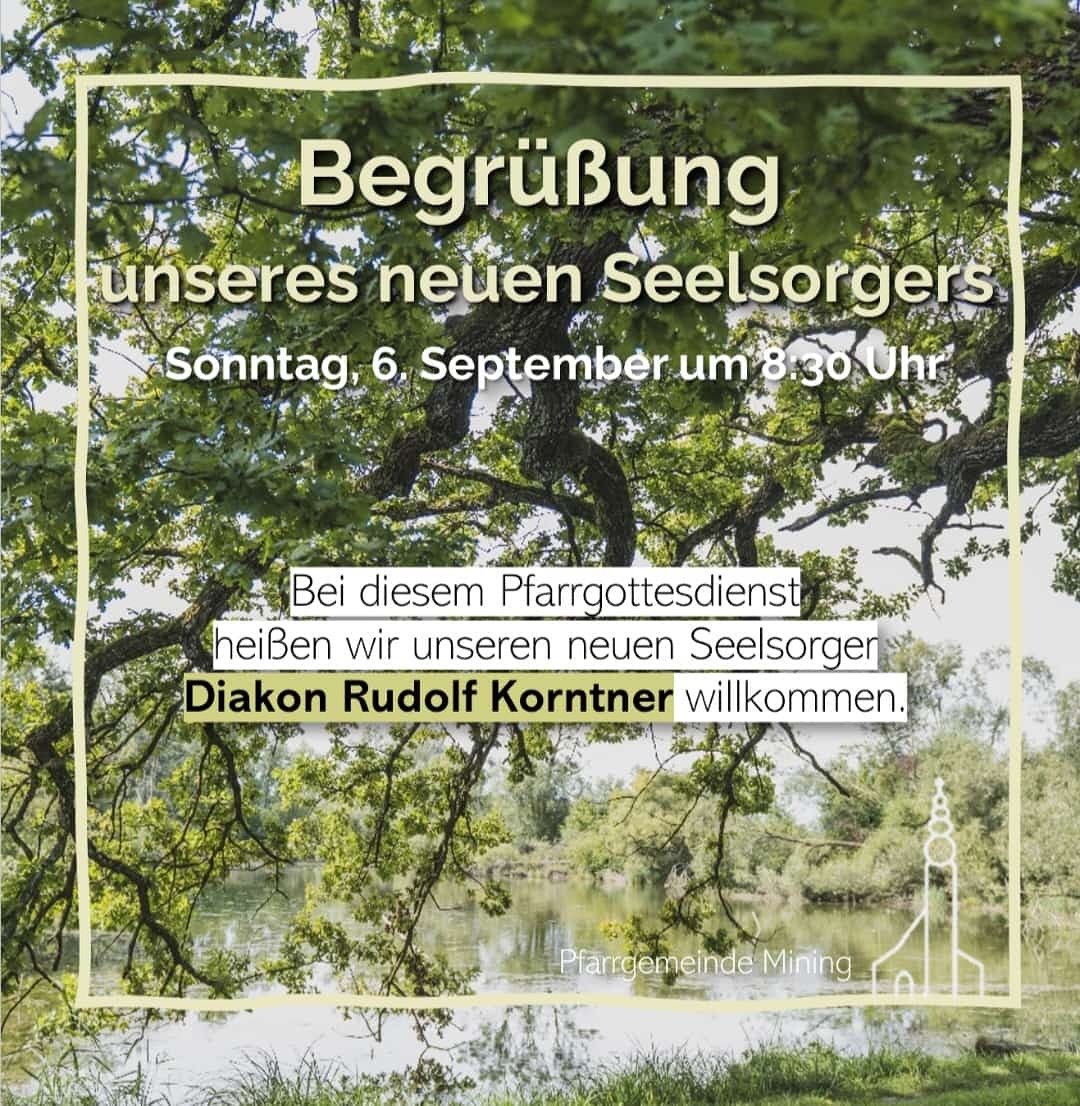Begrüßung unseres neuen Seelsorgers