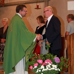 Pfarrmoderator Jan Jakubiak sagt Danke