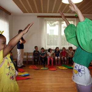Abschied von Pfr. Wimmer im Kindergarten