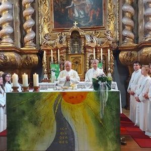 Festgottesdienst, musikalisch umrahmt vom Stephanus-Chor.
